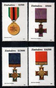 Zimbabwe Scott 959-62 Mint NH (Catalog Value $65.00)