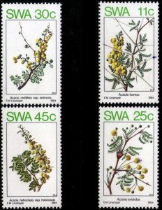 South West Africa SWA 1984 - Flowers MNH set # 532-535