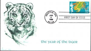 #3179 Year of the Tiger Barre FDC