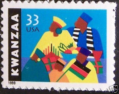 3368 MNH 33c Kwanzaa  (5207)