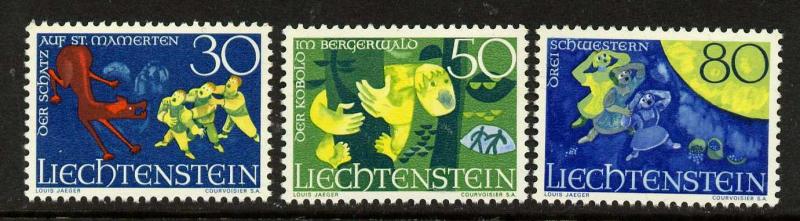 Liechtenstein 443-5 MNH - Animals, Folklore