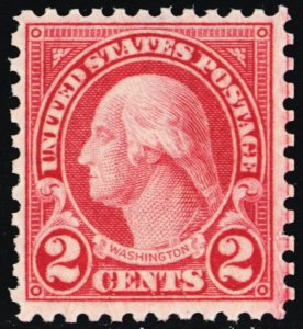 579, Mint VF NH 2¢ P.O. FRESH Stamp CV $140 -- Stuart Katz