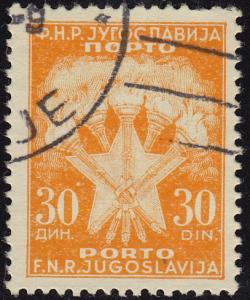 Yugoslavia - 1952 - Scott #J72 - used