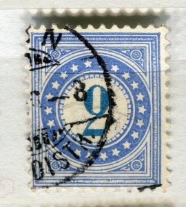 SWITZERLAND; 1878-80 early classic Postage Due issue used Shade of 2c. value