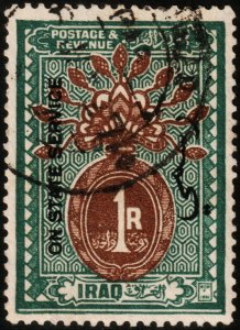 ✔️ IRAQ KINGDOM 1923 -  OFFICIAL SERVICE - SC. O9 (o)