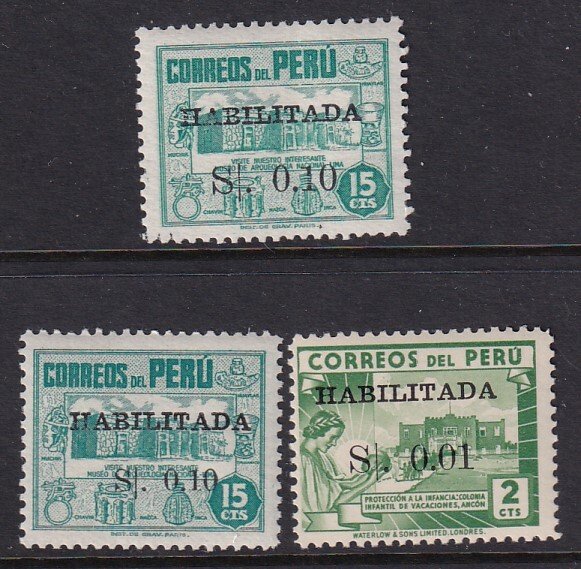 Peru 445-446A MNH VF