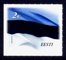 Estonia Sc# 754a MNH Estonian National Flag (2018) (S/A)