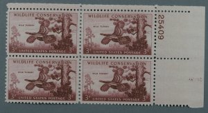 United States #1077-1078 VF/XF MNH Plate Blocks Gum XtraFn WildlifeConservation