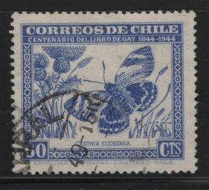 CHILE 254G  USED BUTTERFLY
