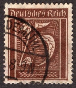 1921, Germany 25pfg, Used, Sc 140