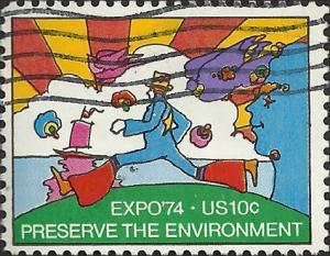 # 1527 USED EXPO 74' WORLD'S FAIR