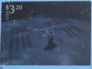 ​UNITED STATES-SC#3411 ESCAPING THE GRAVITY OF EARTH- HOLOGRAM MNH S/S VF-RARE