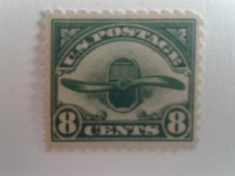 SCOTT # C4 EIGHT CENT AIR MAIL !! MINT NEVER HINGED VERY NICE