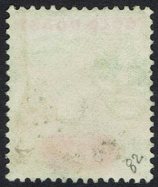 GOLD COAST 1913 KGV 5/- ON WHITE BACK DIE I WMK MULTI CROWN CA USED 