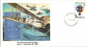 Montserrat, Worldwide First Day Cover, Balloons, Aviation