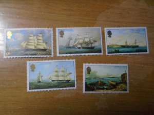 Jersey  #  348-52   MNH