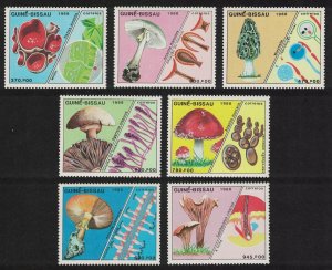 Guinea-Bissau Fungi Mushrooms 7v 1988 MNH SG#1059-1065