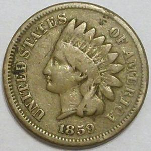 1859 Indian Head Cent - G