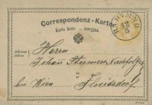 Austria 1874 Postal History