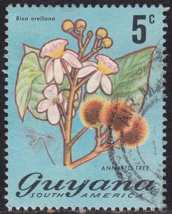 Guyana 136 Hinged 1971 Annatto Tree