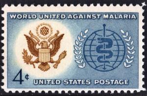 SC#1194 4¢ Malaria Eradication Issue (1962) MNH