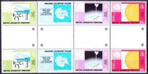 1981 British Antarctic Territory 84-87x2+Tab Satellite, Penguins 8,00 €