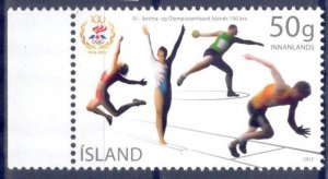 Iceland 2012 Olympics Committee 100 Years Mi. 1344 MNH