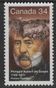 CANADA SG1195 1986 PHILIPPE AUBERT DE GASPE MNH