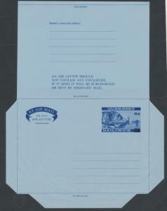 Guernsey Air Letter SG SSA5 Higgins & Gage FG5 Surcharge on Definitive  1973