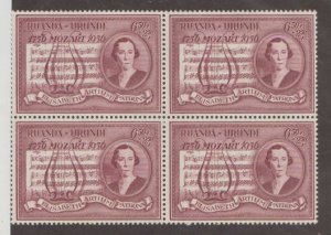 Rwanda Scott #B22 Stamps - Mint NH Block of 4