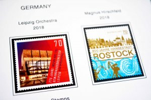 COLOR PRINTED GERMANY 2011-2020 STAMP ALBUM PAGES (89 illustrated pages)