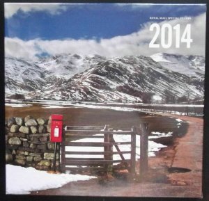 2014 Year Book No.31 Complete with U/M Stamps & Slip Case - Excellent Condition 