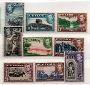 Ceylon 280-288 Mint Hinged