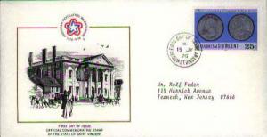 Saint Vincent, First Day Cover, Americana