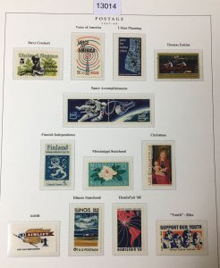 MOMEN: US STAMPS  1967-1968 MINT OG NH COLLECTION LOT #13014