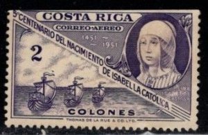 Costa Rica  - #C215 Queen Isabella & Columbus - Used