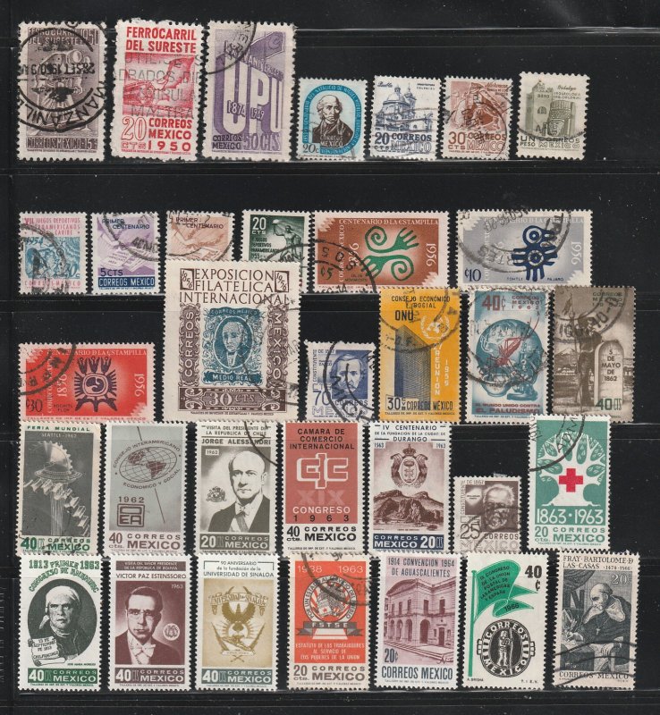 Mexico Lot C No Damaged Stamps. All The Stamps  Are In The Scan.