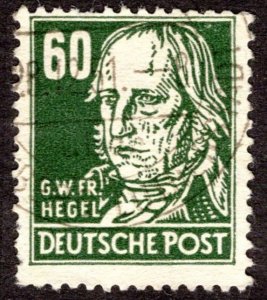 1948, Germany 60pf, Used, Sc 10N42