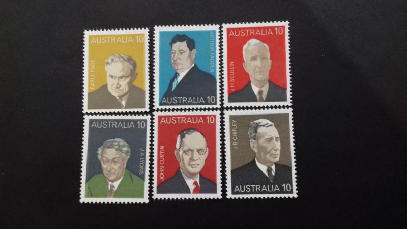 Australia 1975 Prime Ministers of Australia Mint