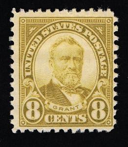 AFFORDABLE GENUINE SCOTT #589 FINE 8¢ MINT PRISTINE OG NH PERF 10 ROTARY UNWMK