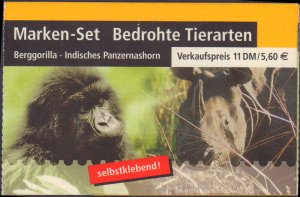 Germany #2133a, Complete Booklet, 2001, Animals, Never Hinged