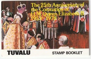 Tuvalu 81-84 Complete Booklet MNH Queen Elizabeth Coronation Anniversary (B)