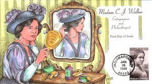 #3181 Madam C. J. Walker Collins FDC 