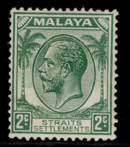 MALAYSIA - Straits Settlements GVI SG261, 2c green, M MINT. 