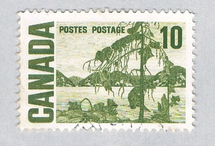 Canada Lake green 10c (AP128506)