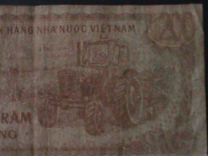 ​VIETNAM-1987-STATE BANK-$200 DONG- CIRCULATED-VF-37 YEARS OLD