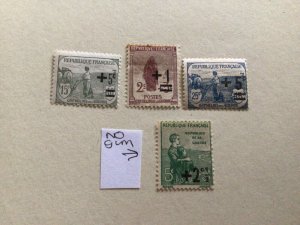 France 1922 War Orphans charity mounted mint stamp A11455