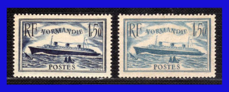 1935 - Francia - Scott n 300 / 300a - MNH - FR- 060 - 03