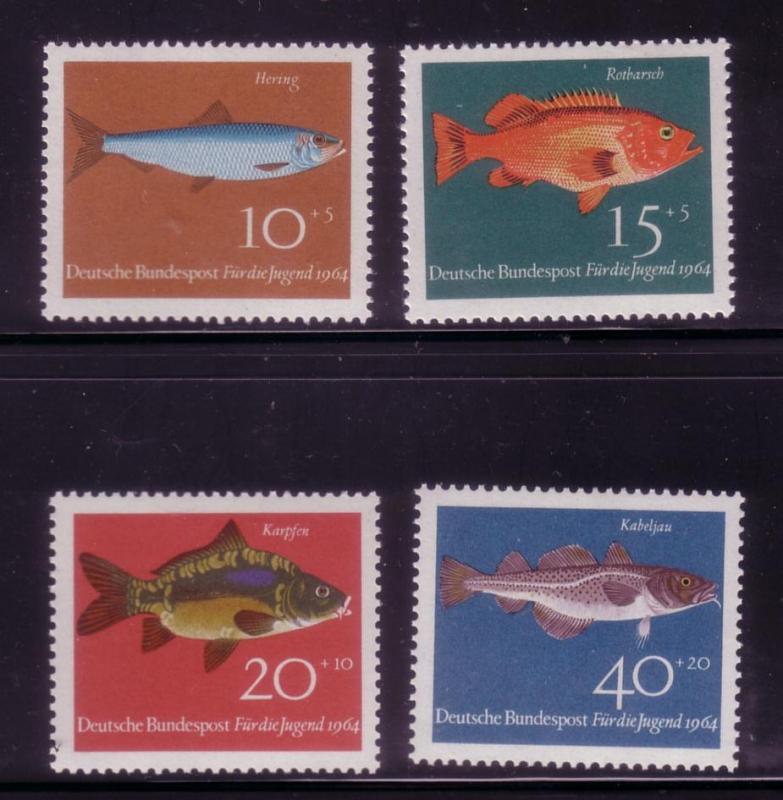 Germany Sc. # B396 / B399 MNH Fish