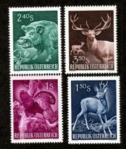 Austria # 640-643 Mint Animals!